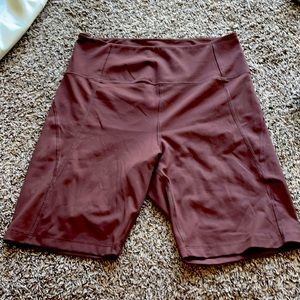 Girlfriend Collective Brown Bike shorts - L